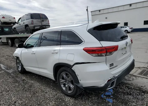 2018 Toyota Highlander Limited из США, поврежденный, VIN 5TDDZRFH8JS869551
